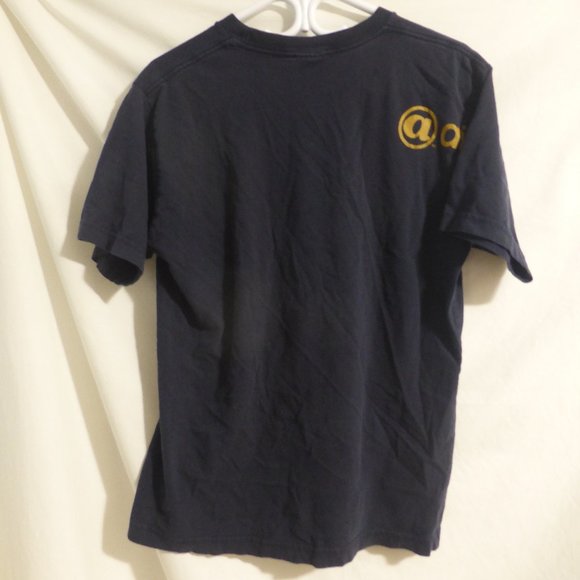 AIRWALK, short sleeve t-shirt, navy with design on front and print on back, EUC - Picture 2 of 11